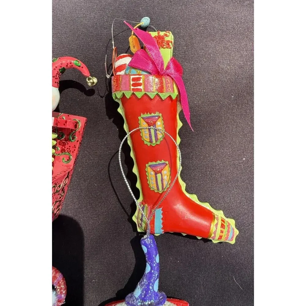 Dept 56 Whimsical Christmas ornament Bobble Springy Rare! -Lo10